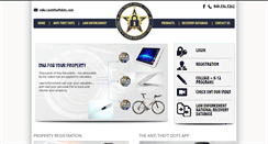 Desktop Screenshot of antitheftdots.com